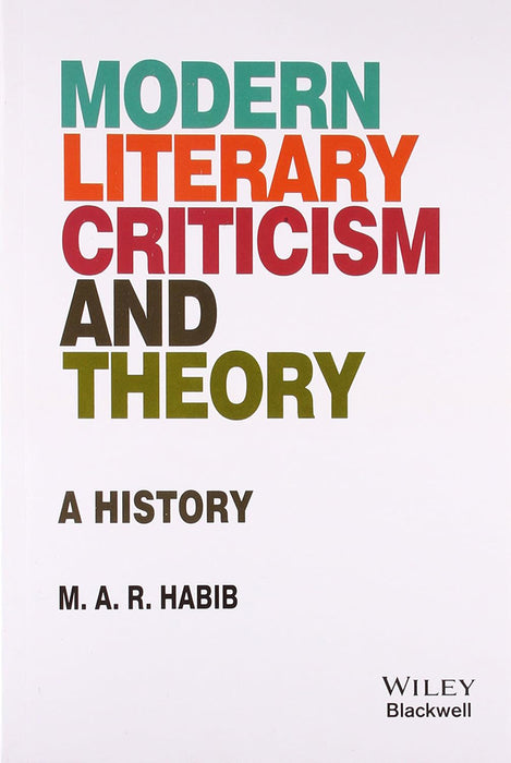 Modern Literary Criticism And Theory: A History